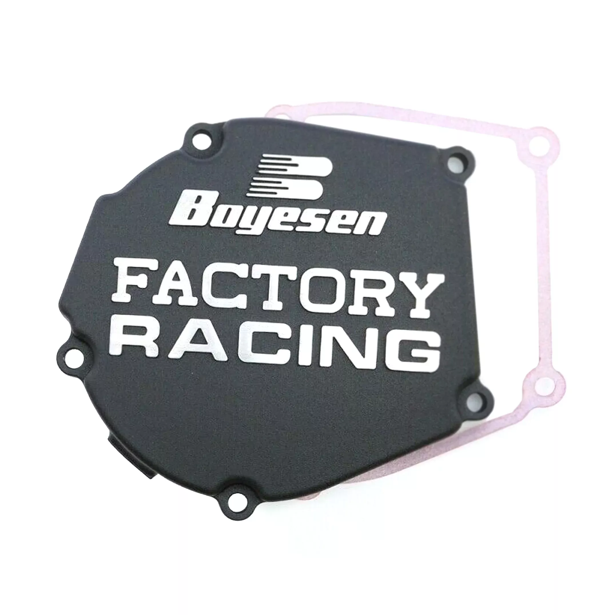 IGNITION COVER 05-07 KX250, BOYESEN SC-12AB BLACK