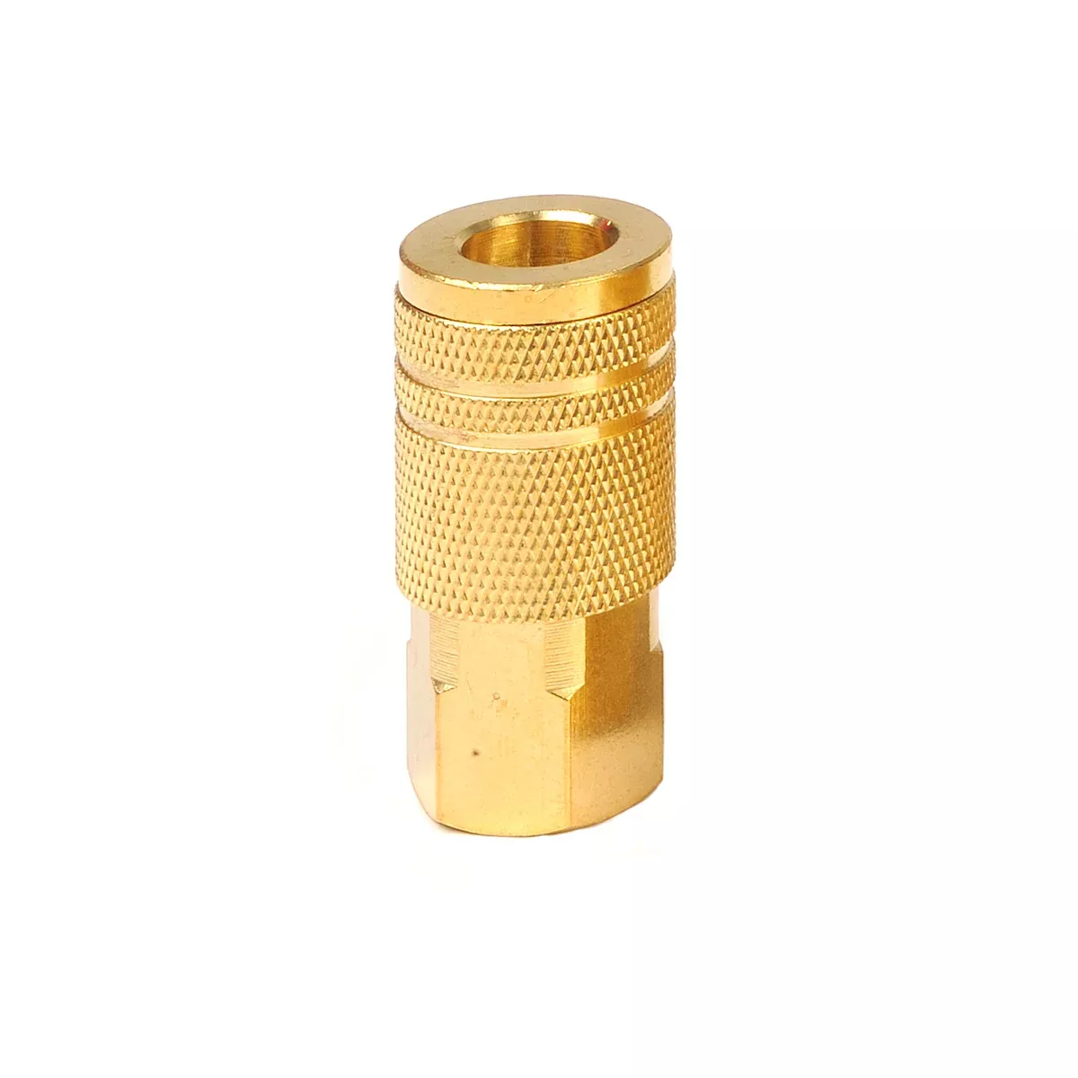 Ind. Type D Coupler- 1/4″ Body, 3/8″ NPT F, Brass