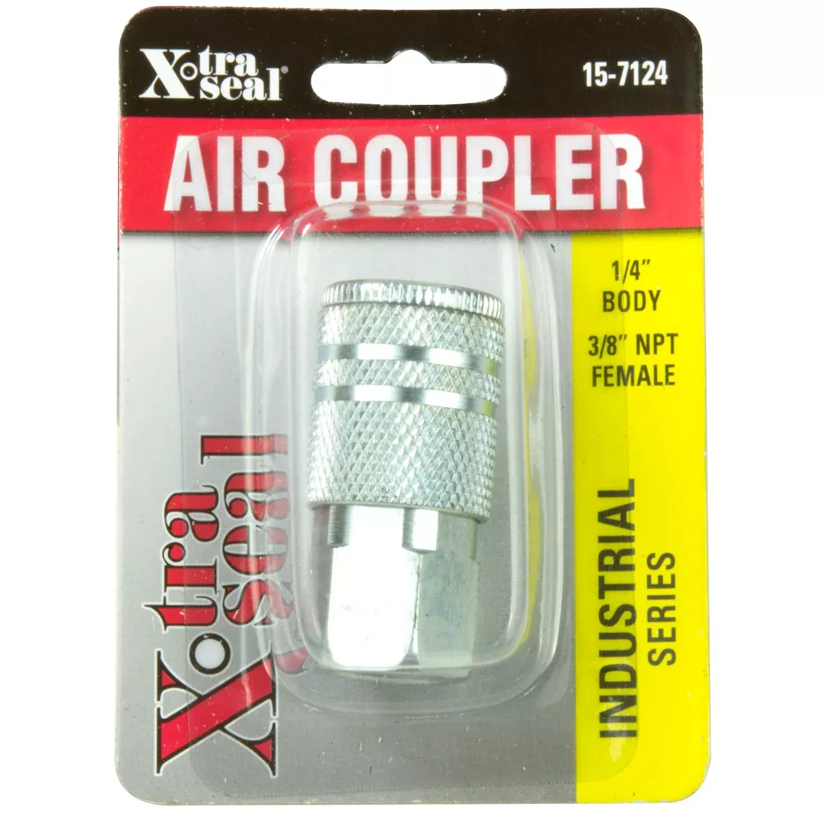 Ind. Type D Coupler – 1/4″ Body, 3/8″ NPT F