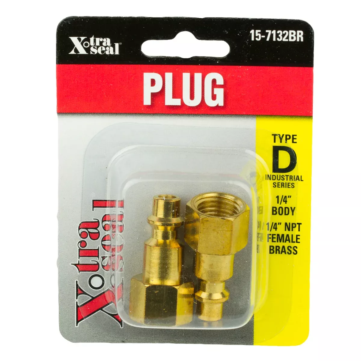 Ind. Type D Plug F, Brass
