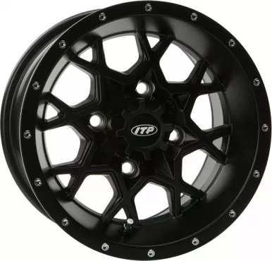 Itp Hurricane 14X7 4X4 2+5 Black Wheel - 1428639536B