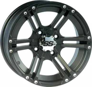Itp Ss212 Blk 12X7 4/137 5+2 Wheel - 1228368536B