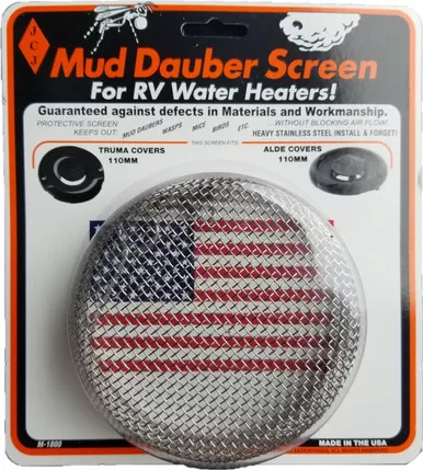 JCJ Enterprises M-1800 Mud Dauber Screen for Truma Alde Water Heaters 110 mm