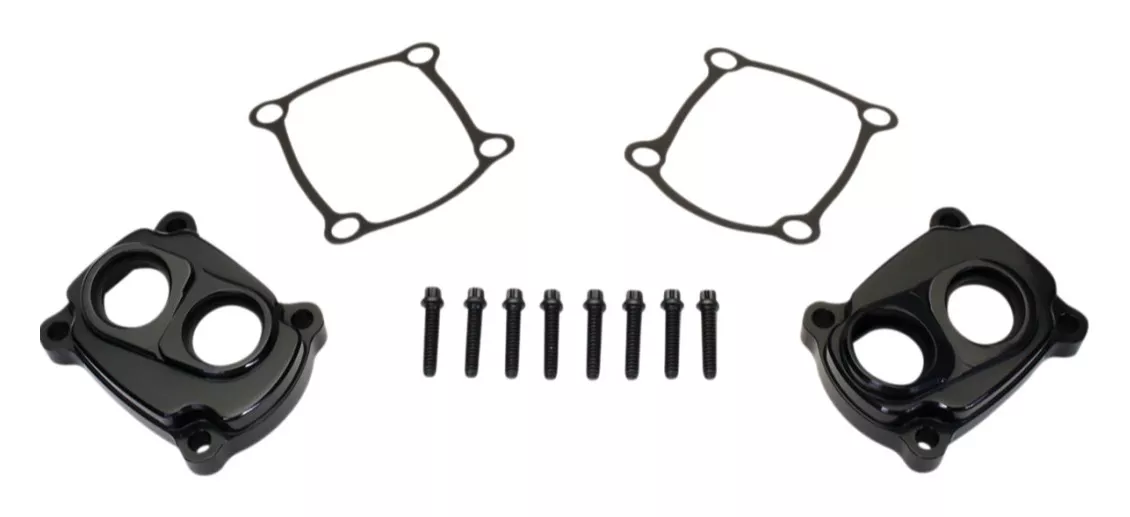 Jims Low-Profile Billet Tappet Covers / Pushrod Cover Kit For Harley M8 2017-2026