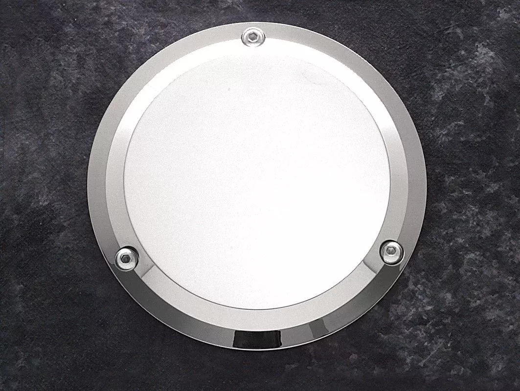 Joker Machine 3 Hole Derby Cover Smooth Chrome