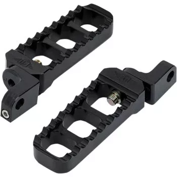 Joker Machine – Adjustable Serrated Billet Foot Pegs for Harley Davidson