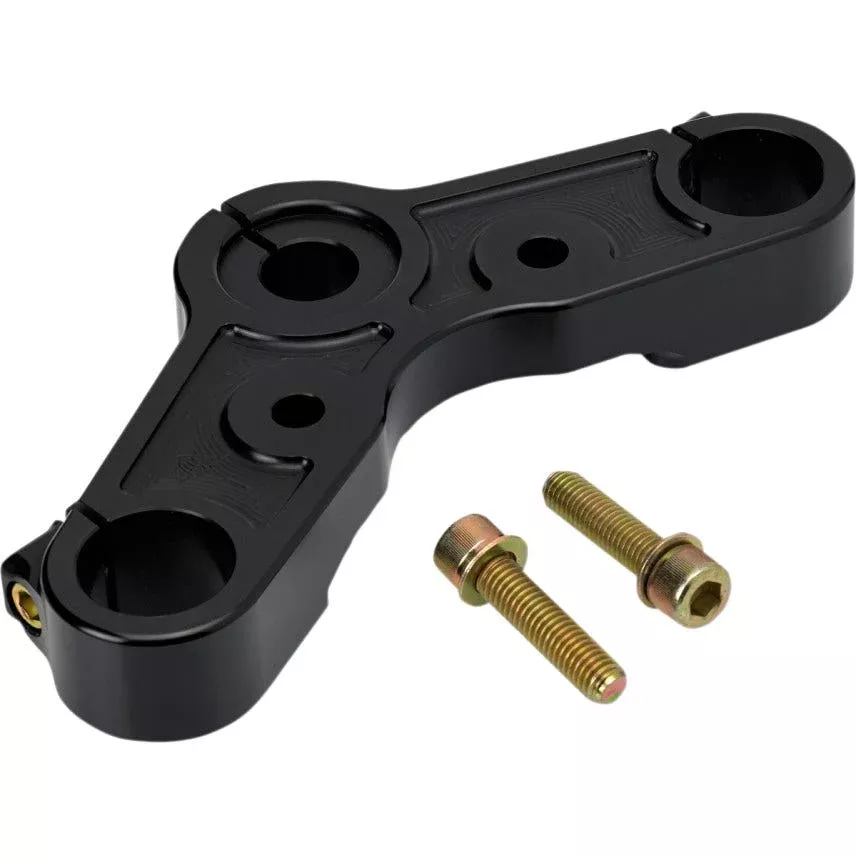 Joker Machine Black Upper Triple Tree for Harley Sportster 1200X 10-14