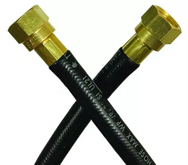 JR Products 07-30935 1/4" RV Rubber LP Supply Hose