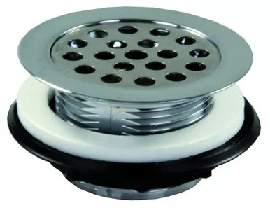 JR Products 95175 Shower Strainer with Grid - Chrome Finish