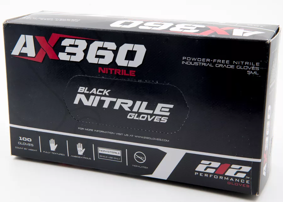 JSNTG05009 – NITRILE BLACK MEDIUM-5 MIL (BOX/100)