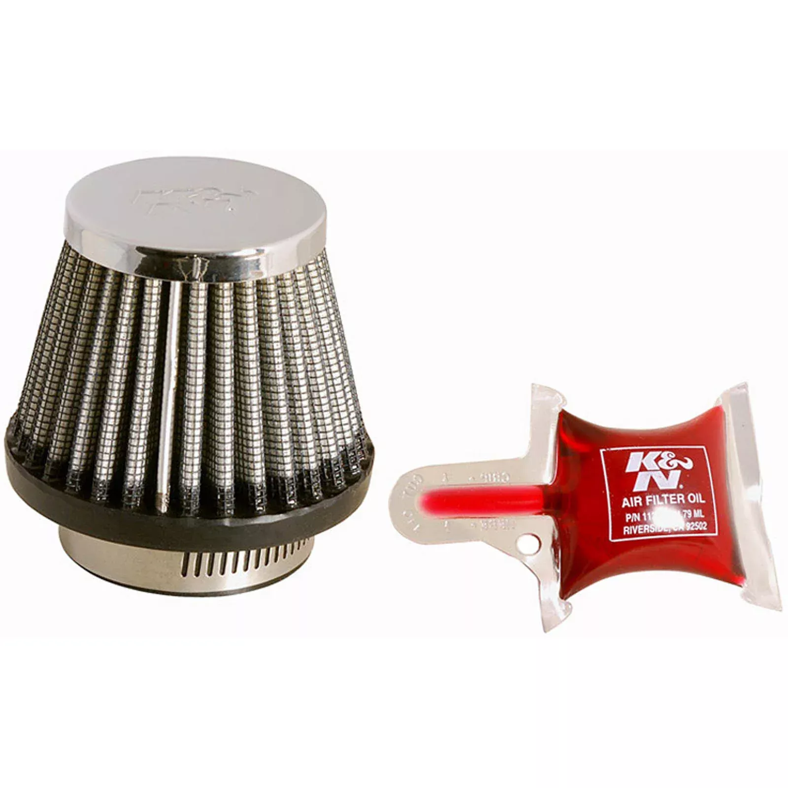 K&N Universal Chrome Filter KRC-2490