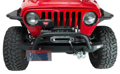 Kentrol 80706 Shackle Mounted License Plate Bracket, Black