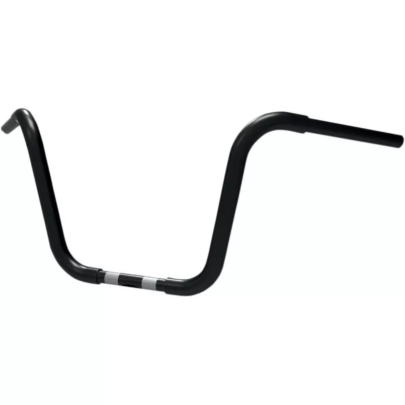 Khrome Werks 12″ Black Fat 1-1/4″ Ape Hanger Handlebars for Harley FLTR/FLHR 08-14