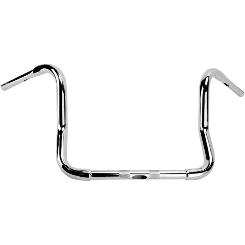 Khrome Werks 12" Chrome Fat 1-1/4" Ape Hanger Handlebars for Harley FLHT/X 08-13