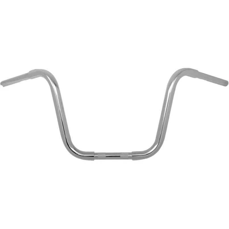 Khrome Werks 12″ Chrome Fat 1-1/4″ Ape Hanger Handlebars for Harley FLTR/FLHR 08-14