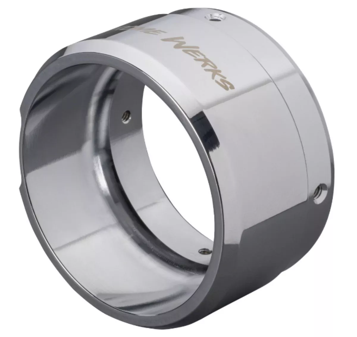 KHROME WERKS 1861-1675 200758 4-1/2" Klassic End Cap Tip - Left - Chrome