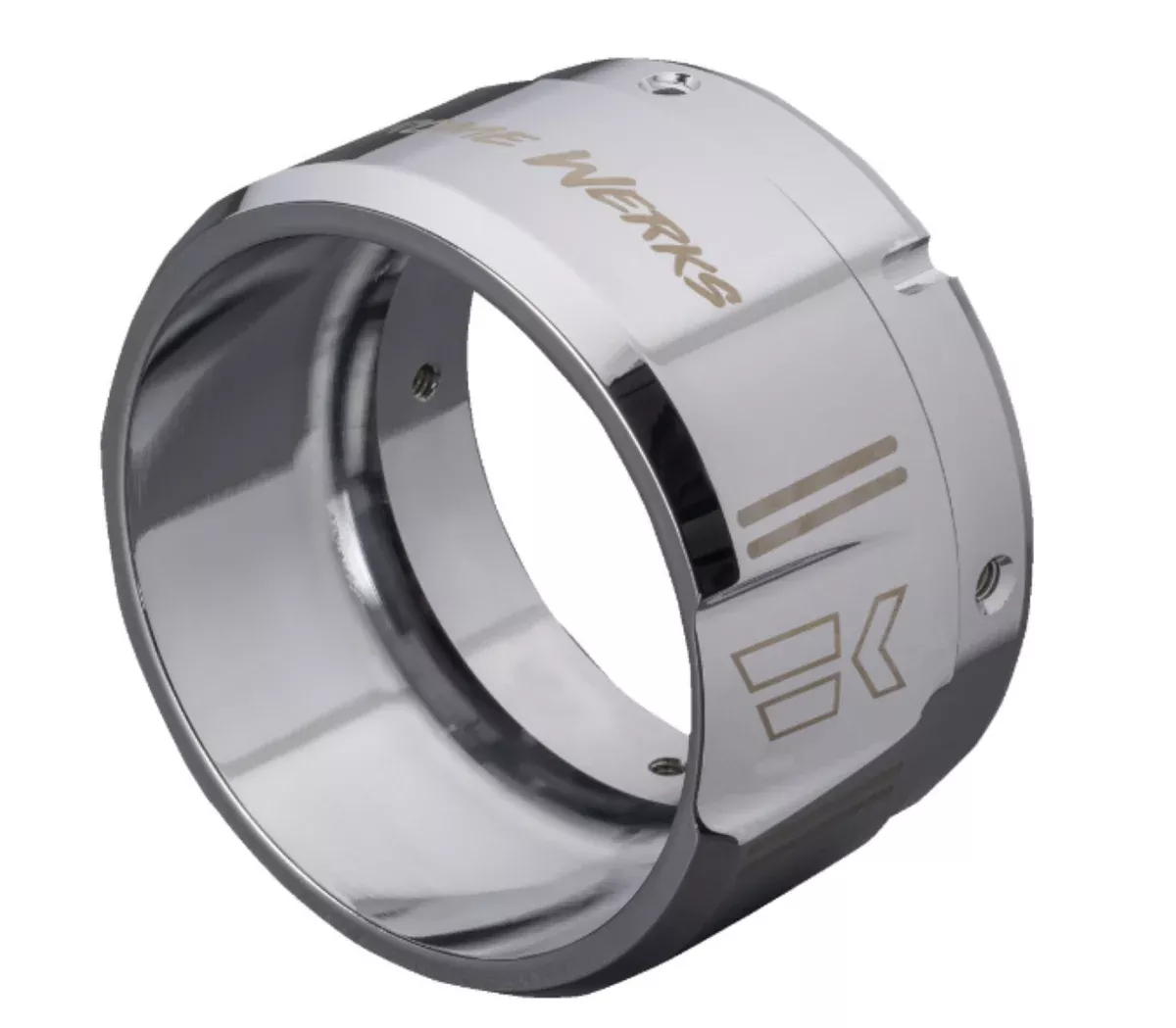 KHROME WERKS 1861-1676 200759 4-1/2″ Klassic End Cap Tip – Right – Chrome