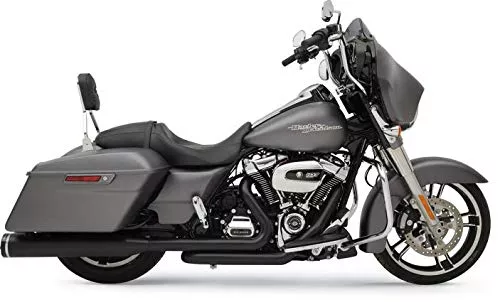 Khrome Werks 200810 Black 2-Into-2 Two-Step Crossover Exhaust System for 2017-Newer Harley Touring