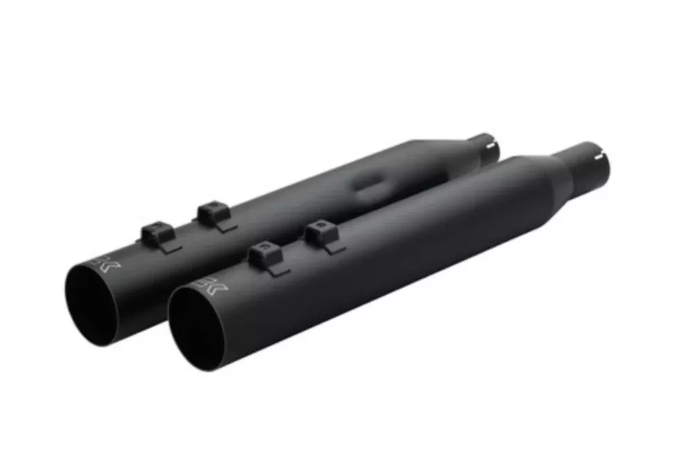 Khrome Werks 4.0″ HP Plus Mufflers Straight Cut (With Ripper Baffle) for 2017 and UP Harley-Davidson Touring