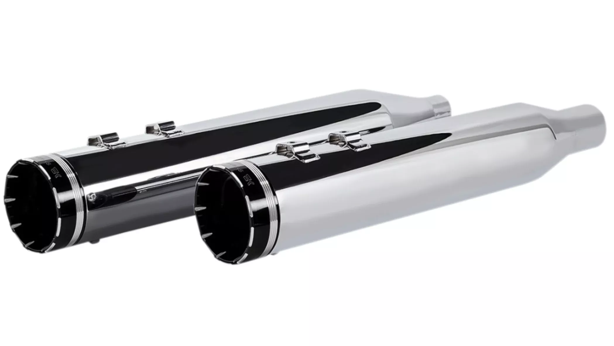 Khrome Werks 4.5" HP Plus Mufflers with Tracer Tip for 2017 and Up Harley-Davidson Touring
