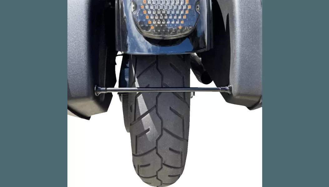 Kibblewhite Saddlebag Stabilizer for '22-23 Harley Davidson Softail Low Rider ST FXLRST - Black Anodized