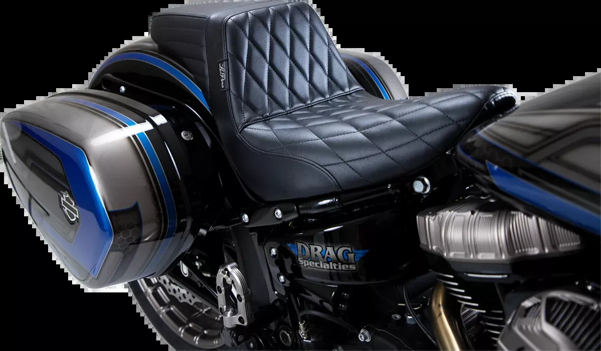 Kickflip Seat - Diamond - Black - Softail '18-'23