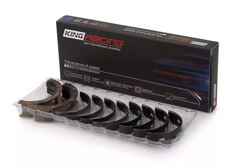King Engine Bearings Nissan SR20DE/DET (2.0L) Performance Main Bearing Set – Size +0.25mm