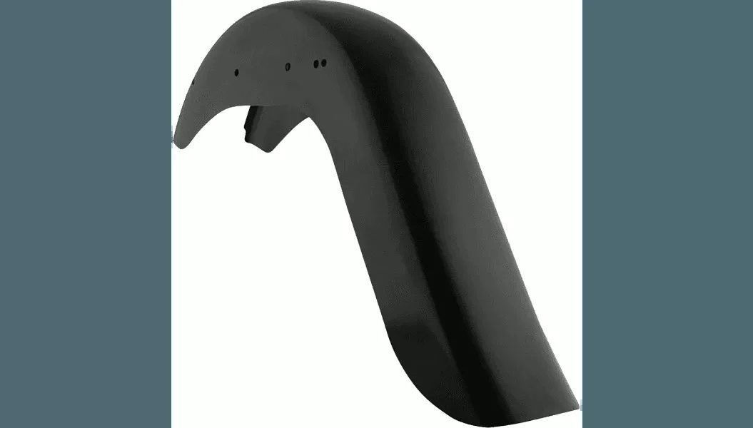 Klock Werks Benchmark 9" Extended Rear Fender for '00-17 Harley Davidson Softail Models- Vicla Frenched Black