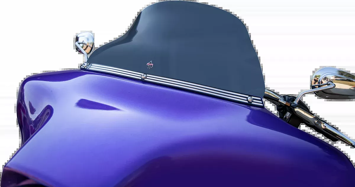 KLOCK WERKS Flare™ Windshield – 10-1/2″ – Dark Smoke KWW-01-0619-DS