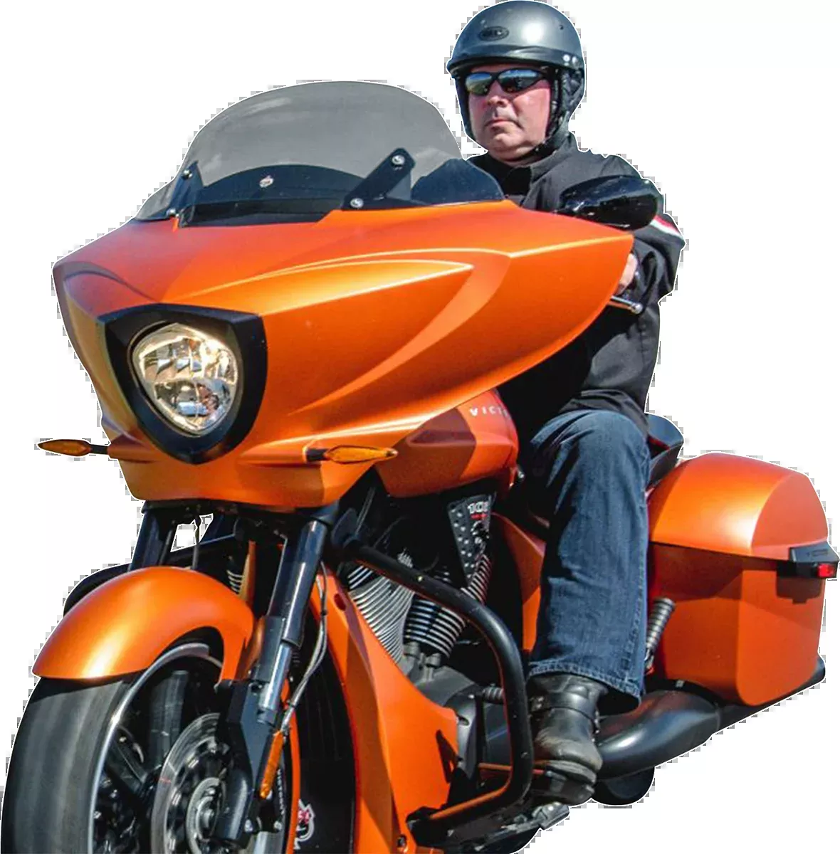 KLOCK WERKS Flare™ Windshield – 11″ – Tinted – Victory KWW-06-0543