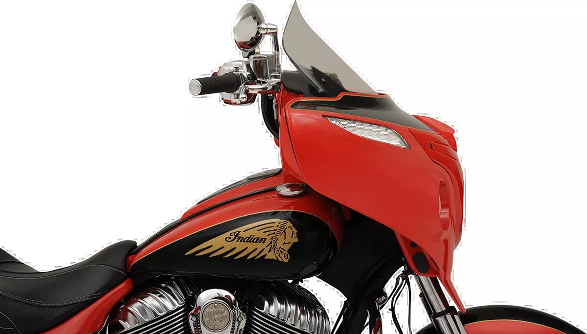 KLOCK WERKS Flare™ Windshield - 14" - Tall - Clear - Indian KWW-04-0497