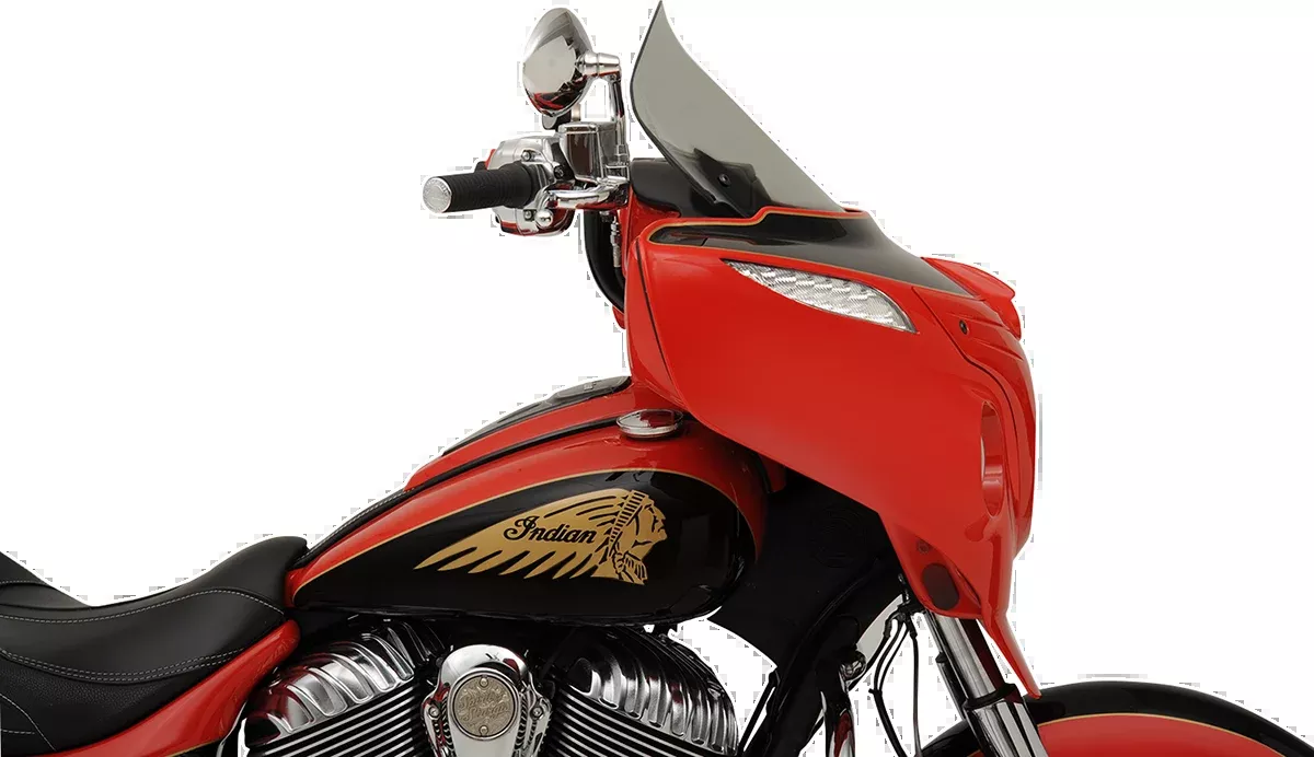 KLOCK WERKS Flare™ Windshield – 14″ – Tall – Tinted – Indian KWW-04-0499
