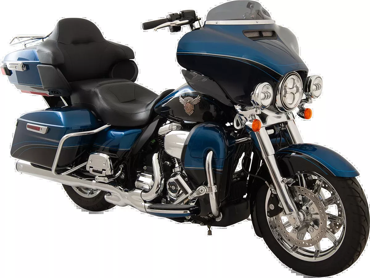 KLOCK WERKS Flare™ Windshield – 4″ – Dark Smoke – FLH KWW-01-0405