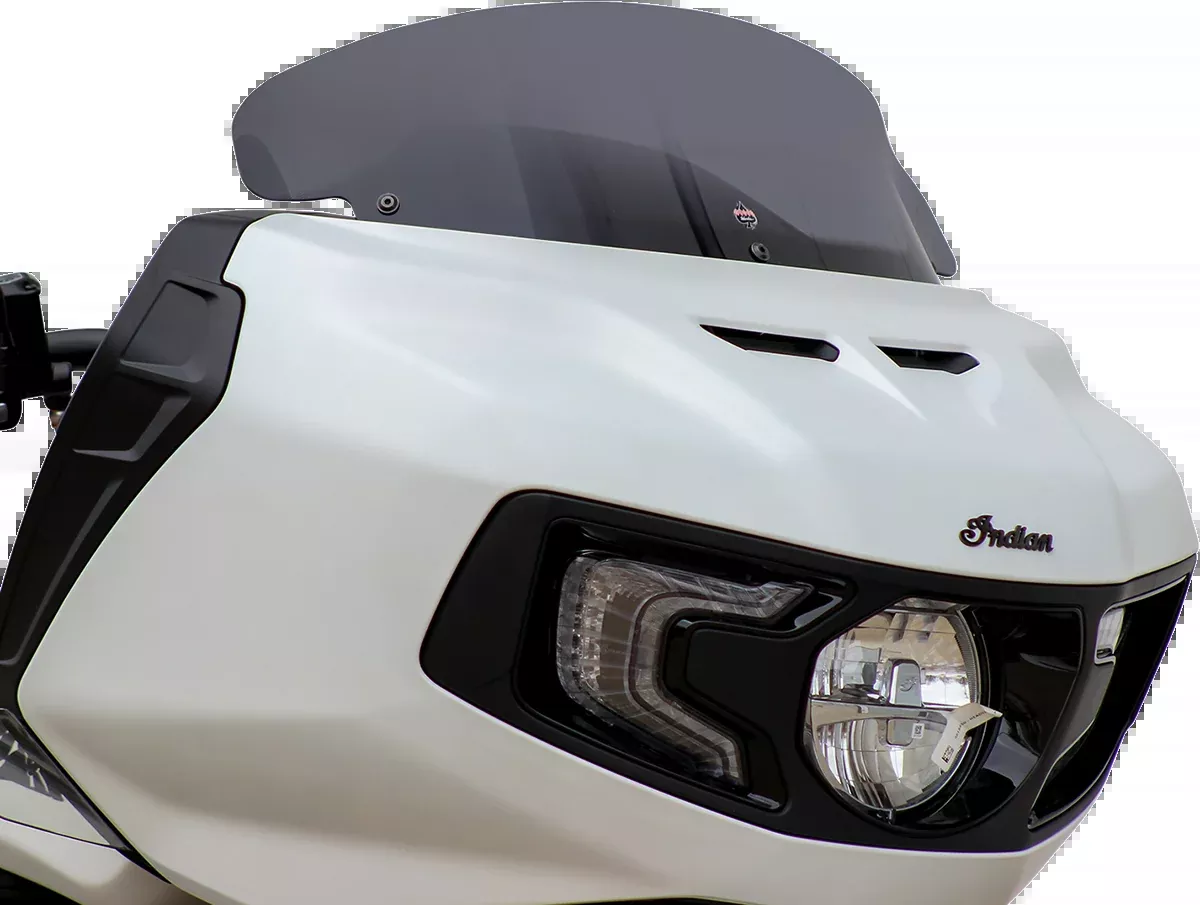 KLOCK WERKS Flare™ Windshield – 8″ – Dark Smoke – Indian KWW-04-0580