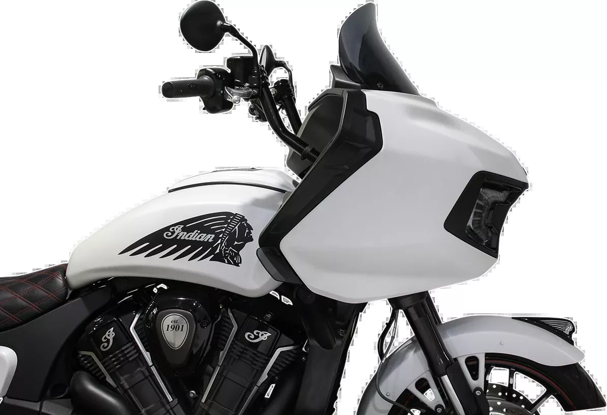 KLOCK WERKS Flare™ Windshield – Dark Smoke – 11″ – Indian KWW-04-0584-DS