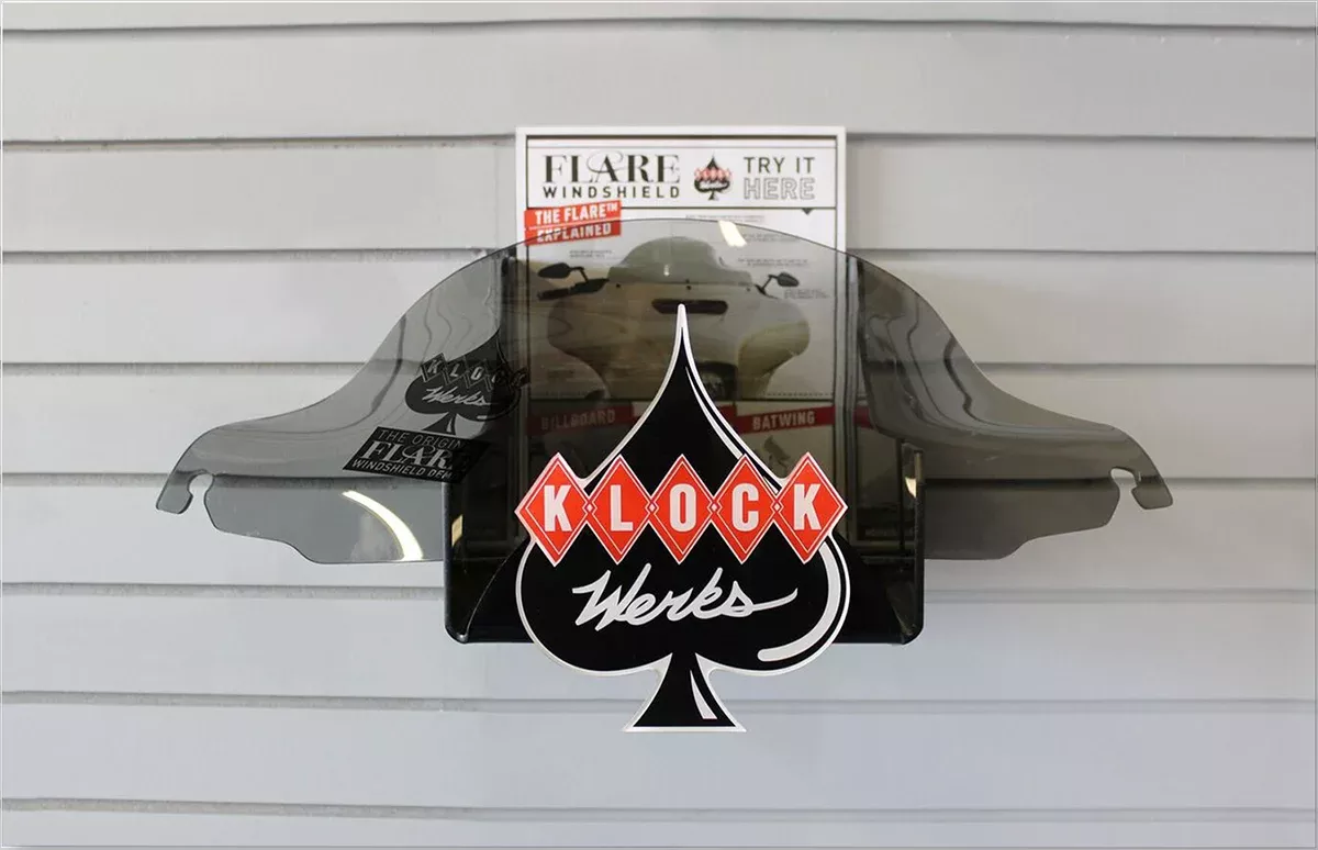 KLOCK WERKS Flare Windshield Display KWW-01-0301