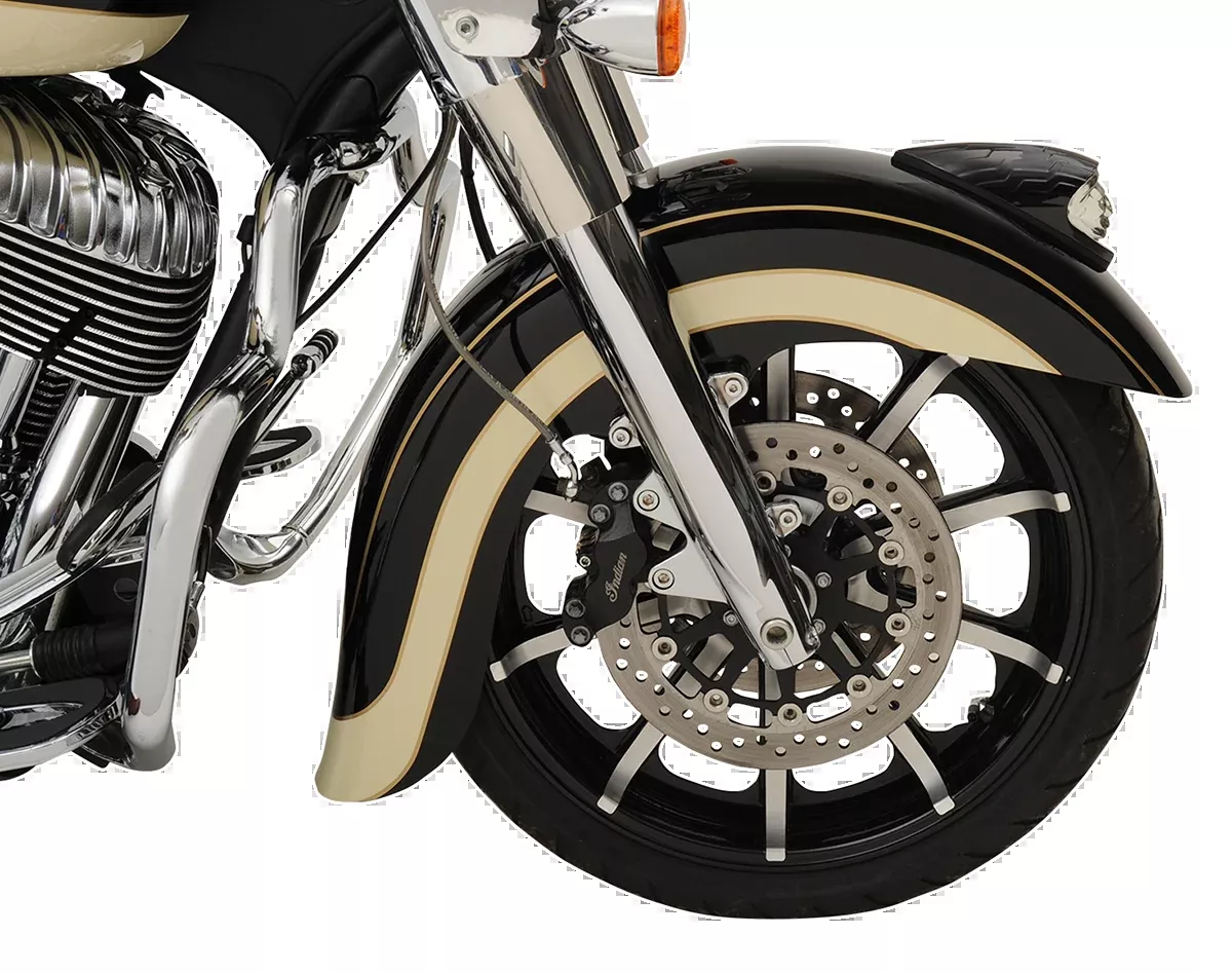 KLOCK WERKS Front Fender – E-Coating Black – Indian/Chief