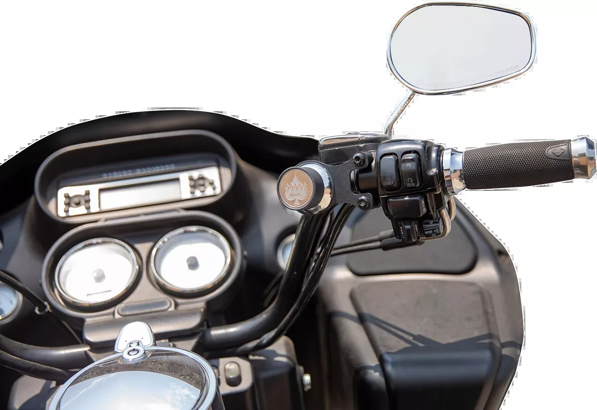 KLOCK WERKS iOmounts™ Device Mount – Handlebar Mount – Chrome KWD-01-0605-C
