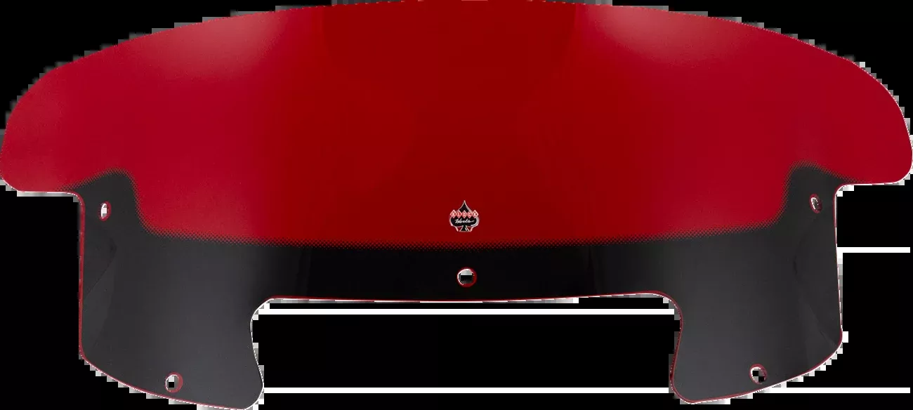 KLOCK WERKS Kolor Flare™ Windshield – 8″ – Red – Indian KWW-04-0622