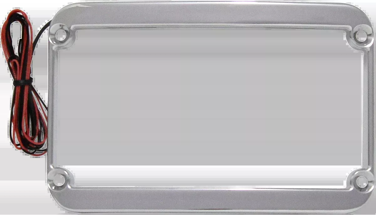 KLOCK WERKS License Plate Frame – Lighted – Chrome KWS-01-0089