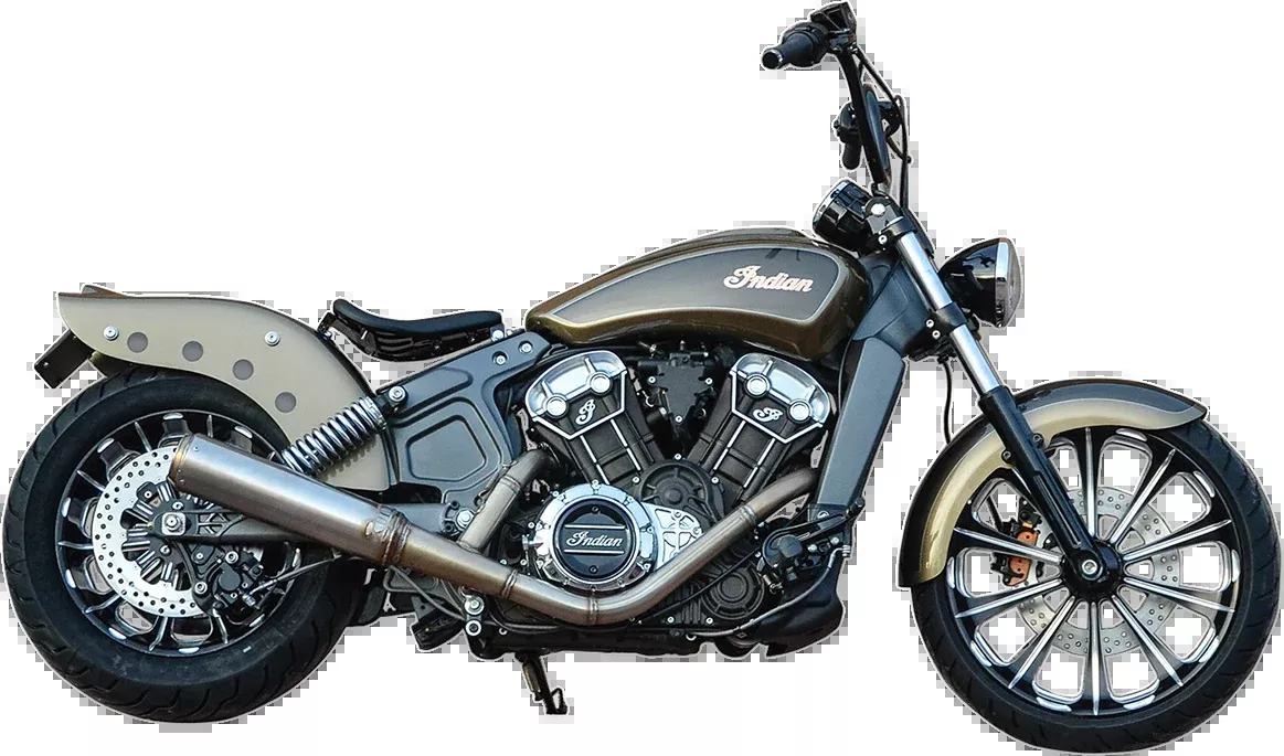 KLOCK WERKS Outrider Front Fender – E-Coated – 16″-19″ – Indian Scout KWF-04-0339