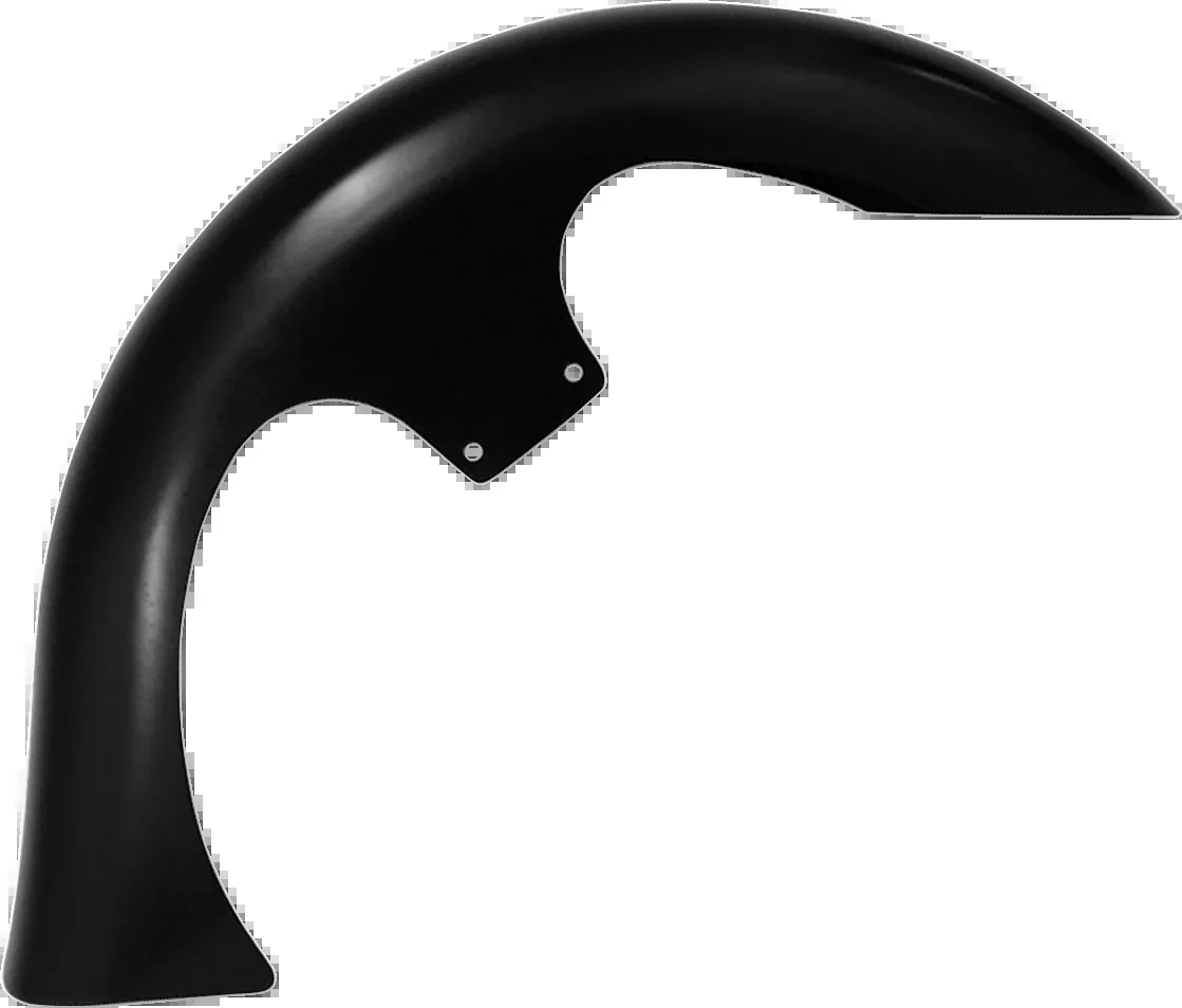 KLOCK WERKS Slicer Front Fender Kit – For Raked Frames – Black – Steel – 26″ KWF-01-0251-2014