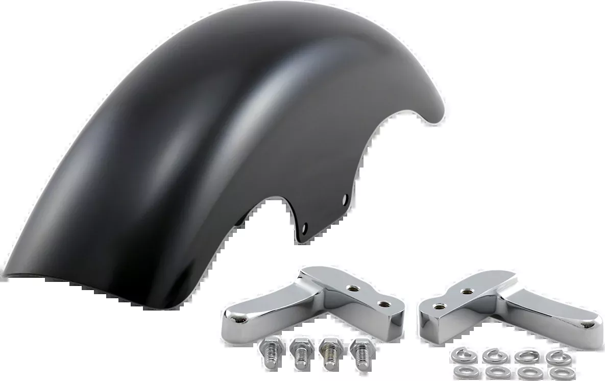 KLOCK WERKS T-Hat Fender Kit – w/ Chrome Blocks – Steel – 19″ KWF-03-0019