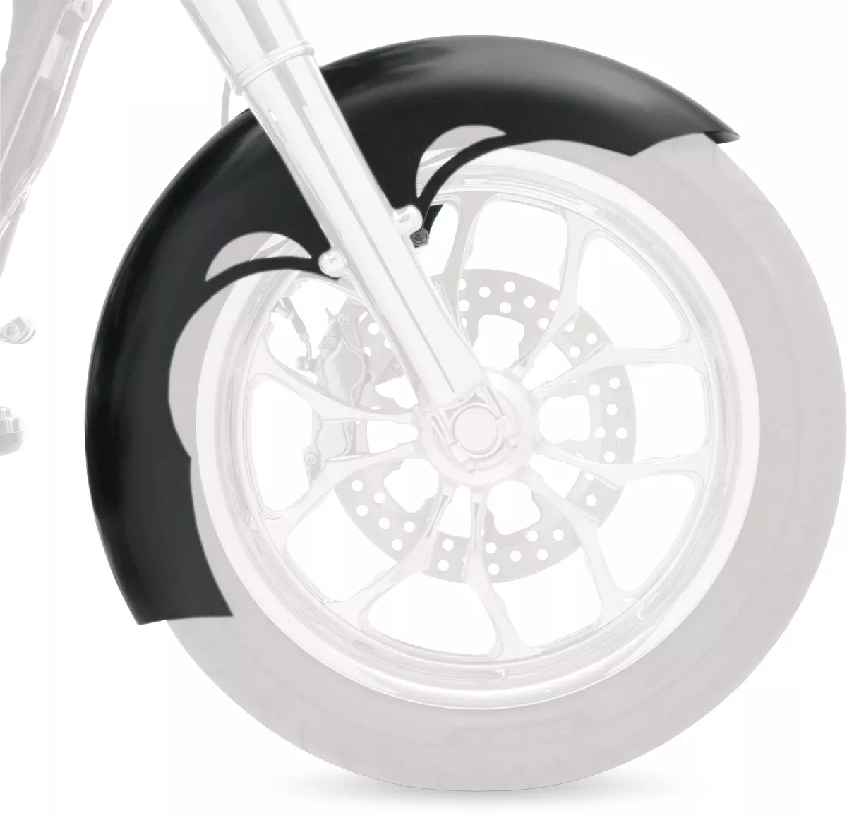 KLOCK WERKS Tude Fender Kit – Front – Black – 16″-19″ KWF-01-0106