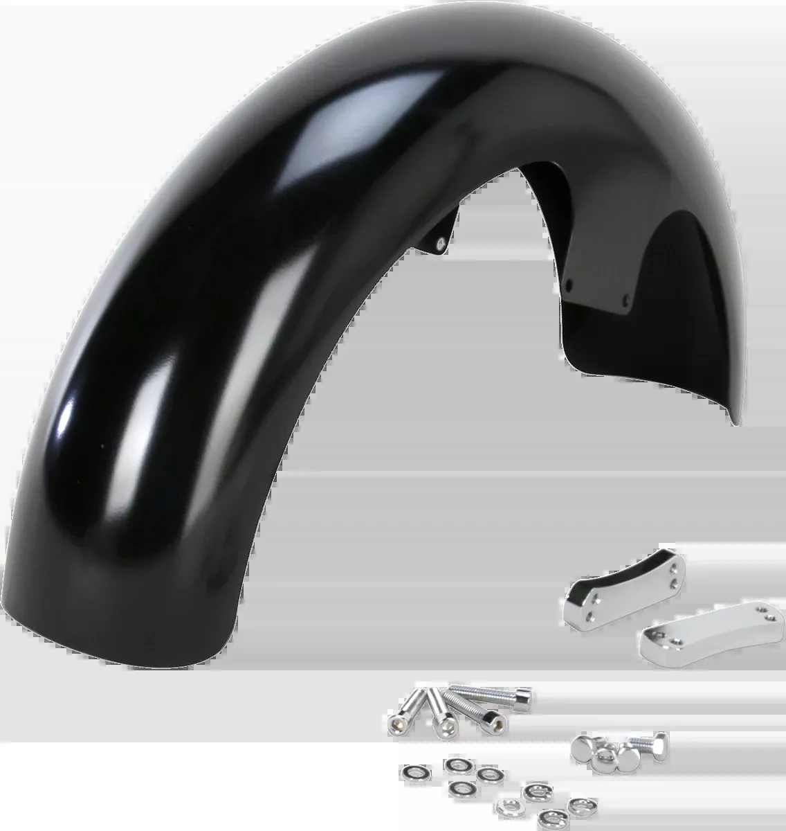 KLOCK WERKS Wrapper Fender Kit - Front - Black - 16"-19" KWF-01-0104-2014