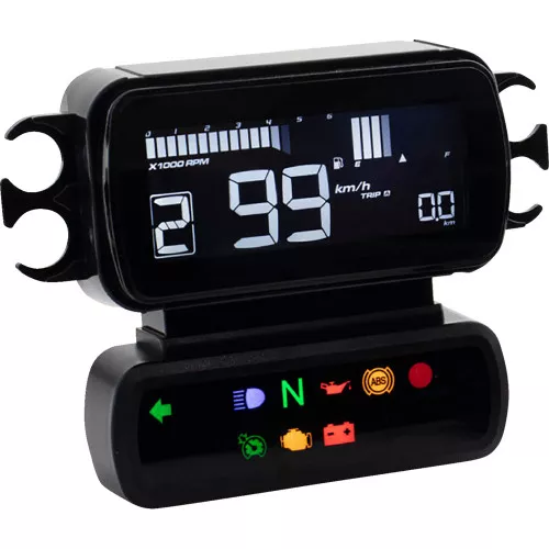 Koso Multifunction Speedo and Tach Gauge for 2004-2013 Harley FLHR/FXD/FLST/XL