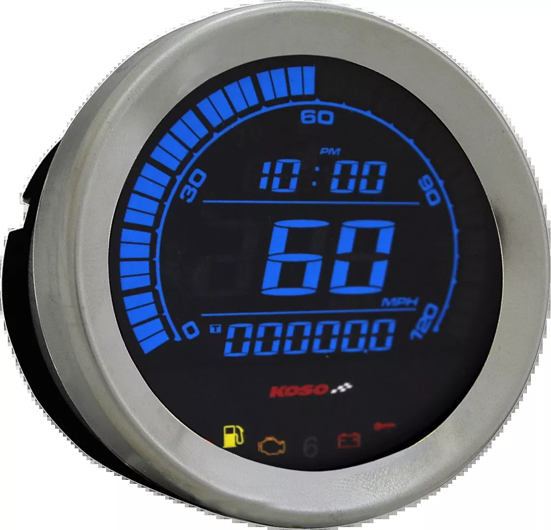 KOSO NORTH AMERICA 4″ Speedometer – Chrome BA051000