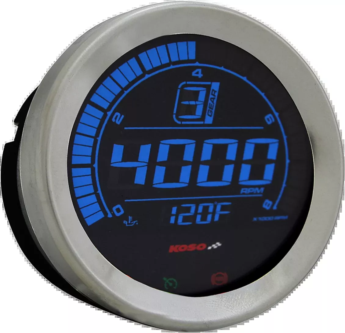 KOSO NORTH AMERICA 4″ Tachometer – Chrome BA051100