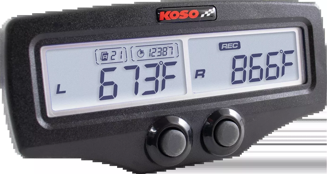 KOSO NORTH AMERICA EGT-02R Standard Dual Sensor Meter BA006010