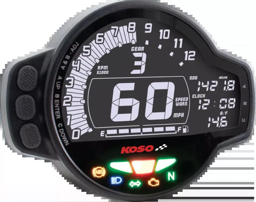 KOSO NORTH AMERICA MS-01 Multifunction Gauge – Honda – Grom BA078100-GR